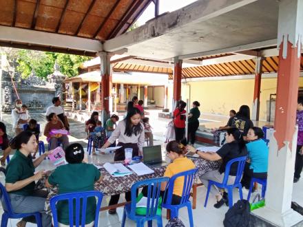 PELAKSANAAN KEGIATAN POSYANDU BANJAR DINAS PASAR BULAN JULI 2025 DESA ANTURAN